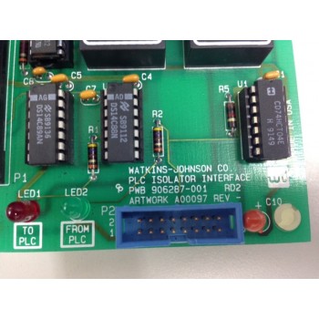 Watkins Johnson PWB 906287-001 PLC Isolator Interface